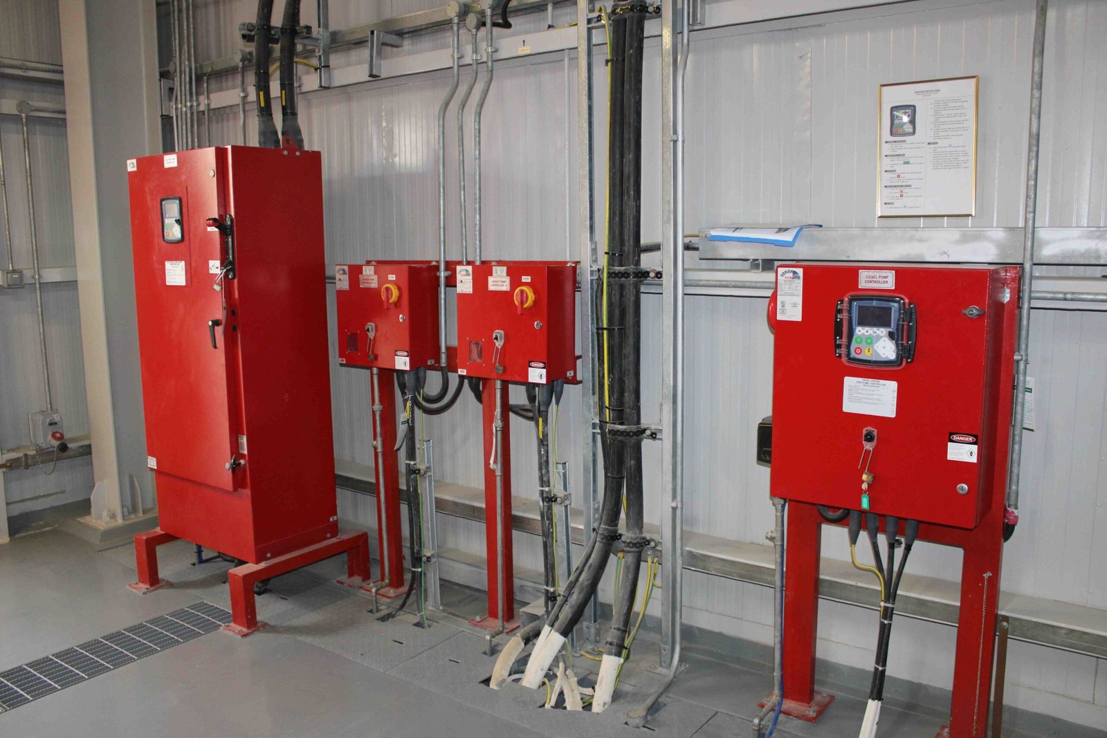 Control Panel & Fire Pump Room Setup