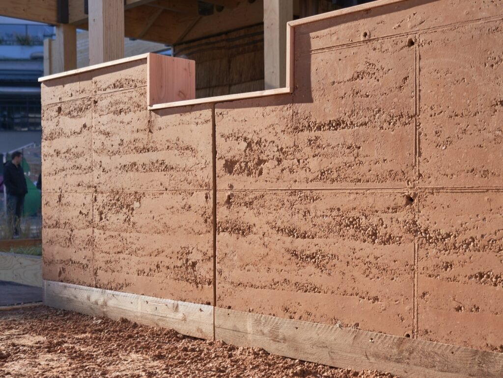 Rammed Earth Wall